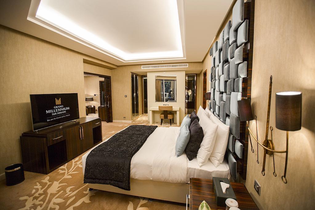 Grand Millennium Sulaimani Hotel Sulaymaniyah Exterior photo A bedroom at the hotel